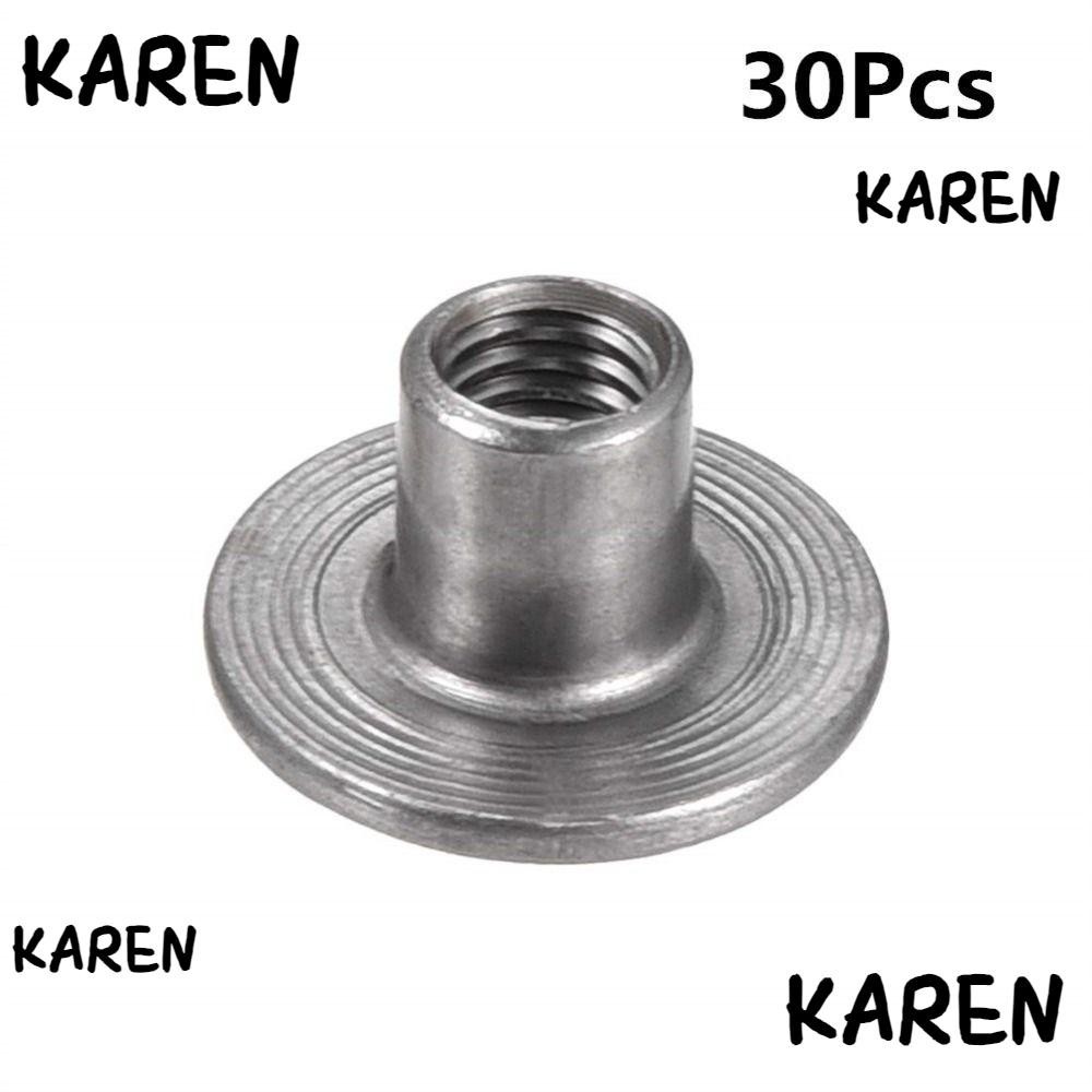 Karen 30 ชิ ้ น T-Nut, M4 M5 M6 M8 M10 Tee Nut, ด ้ ายหญิงคุณภาพสูง