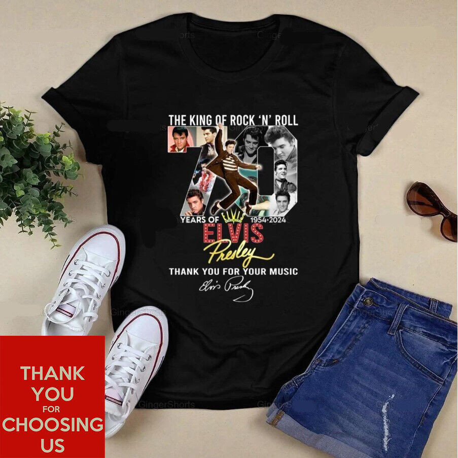 เสื้อ Elvis Presley เสื้อ In Memories Of Elvis Presley ราชาแห่งร็อค