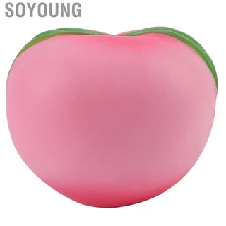 Soyoung ความเครียดบรรเทาบีบของเล่นกลิ่นพีชผลไม้ช้า Rising Soft ของเล่นเด็กบรรเทาของขวัญ