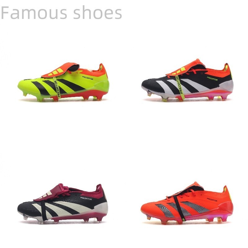 【ของแท้ 100%】ADIDAS PREDATOR 24 ELITE LOW FG BOOTS