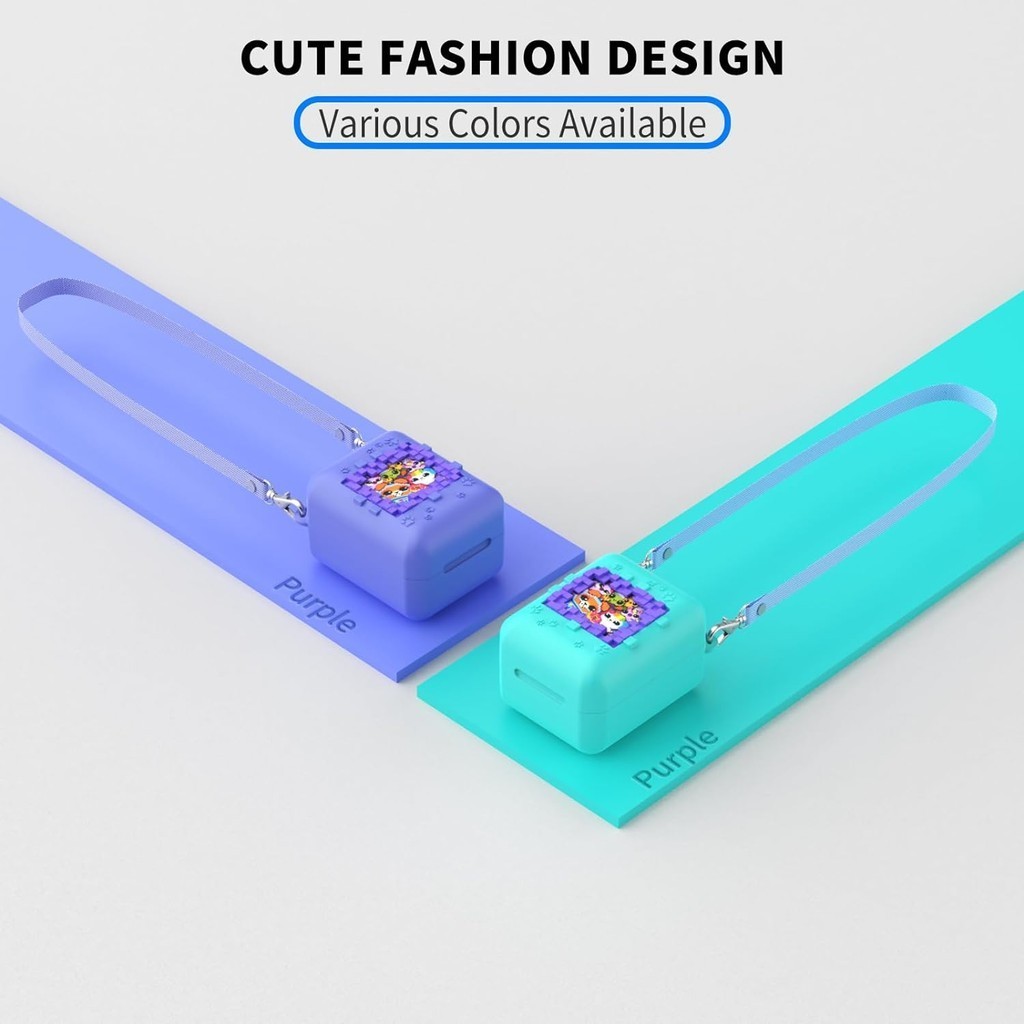 เคสซิลิโคนสําหรับ Bitzee Interactive Toy Digital Pet and Case, with Shoulder and Hand Strap, Protective Skin Sleeve for Bitzee Virtual Electronic Pets Accessories