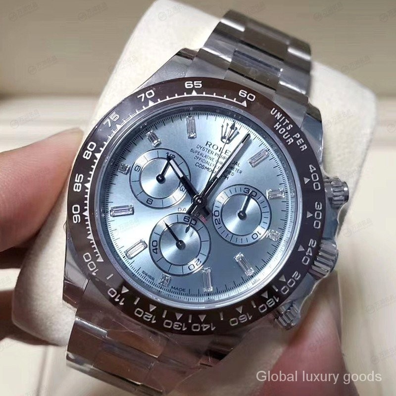 Universe Watch Type Daytona Series 950 Platinum Automatic Mechanical Watch Men 's Watch116506 Scale Diamond Ice Landi Watch C6G6