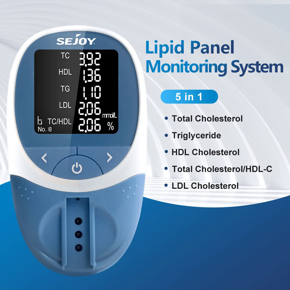 5 in1 เครื่องวิเคราะห์ไขมันในเลือด สามารถวิเคราะห์รวม Cholesterol (TC) & ความหนาแน่นสูง lipoprotein 