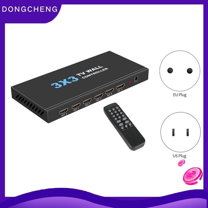 【dongchengmy2.th 】 4k 3X3 HDMI-Compatible TV Video Wall Controller 3X4/4X3/4X4 Multi Video Screen Processor Switcher พร ้ อมรีโมท