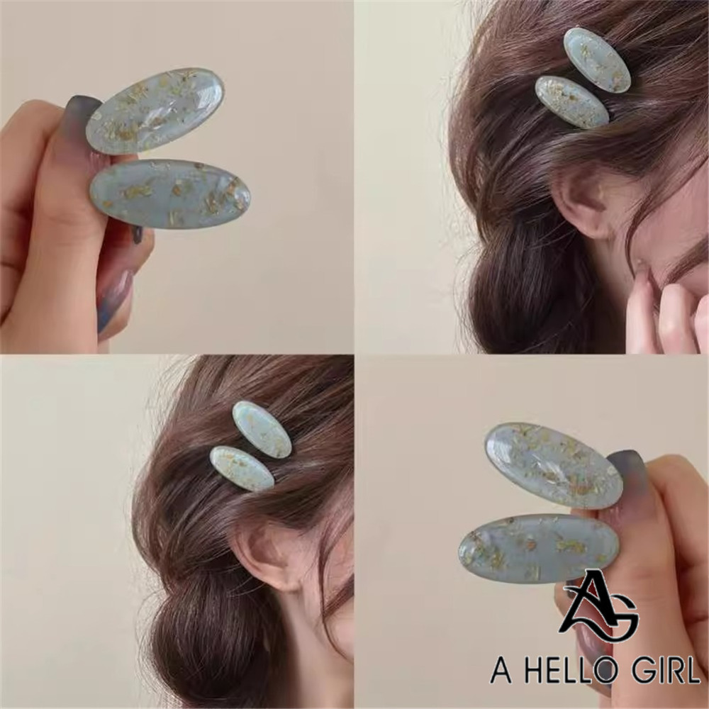 เป ็ ดรูปไข ่ สีสดชื ่ นฉลาดเรียกเก ็ บเงินกิ ๊ บติดผมบาง Fragmented A HELLO GIRL
