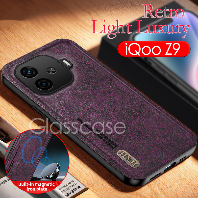 ปลอกสําหรับ Vivo iQOO Z9 X Turbo Z9X Z9Turbo iQOOZ9 iQOOZ9X iQOOZ9Turbo V2361A V2353A V2352A Retro M