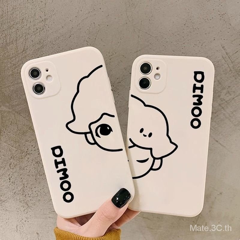 Pop Mart เคสโทรศัพท์คู่เหมาะสําหรับiPhone15 14 Creative DIMOO 2 in 1 เคสโทรศัพท์แฟนiPhone13pro Soft 