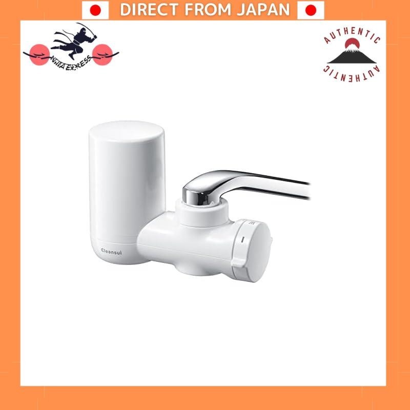 Cleansui water purifier faucet direct type MONO series with 1 cartridge included MD111-WT removes PFOS/PFOA organic fluorine compounds.