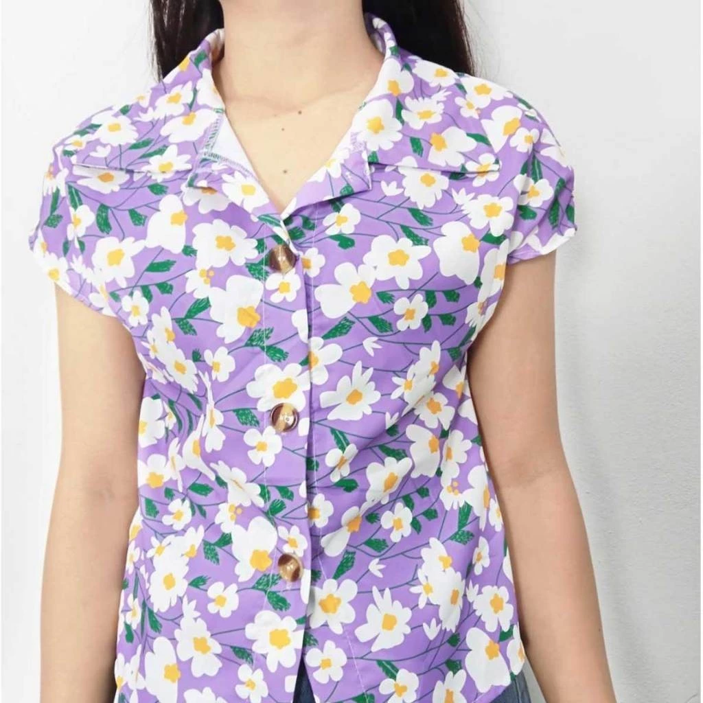 AYANA เสื้อลายดอกไม้ แขนสั้น ผู้หญิง thumbnail 5