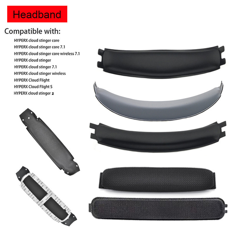 1 ชิ้นแถบคาดศีรษะสําหรับ HyperX Cloud Flight S / Stinger 2 / Stinger / Stinger Core ไร้สาย 7.1 หูฟัง Pad Head Beam Band
