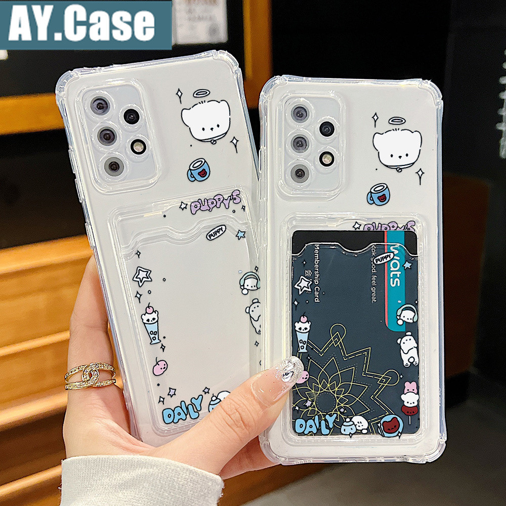 COD เคส Samsung A55 A06 A16 A54 A05 A05S A53 A12 A13 A35 A52s A14 A71 A73 A52 A25 5G เคสซิลิโคนใส่บัตรกล่องใส่บัตร