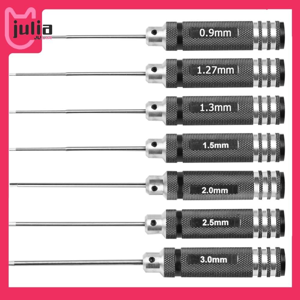 [ Julia1.th ] ชุดเครื ่ องมือไขควงหกเหลี ่ ยมสําหรับเฮลิคอปเตอร ์ RC Drone Aircraft Model Repair Tool