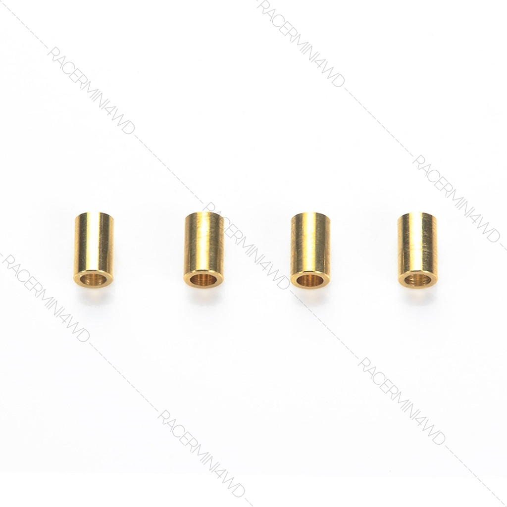 TAMIYA 94801 AO-1023 5mm Pipe for Double Aluminum Rollers (4pcs.) อะไหล่มินิโฟร์วีลทามิย่าแท้