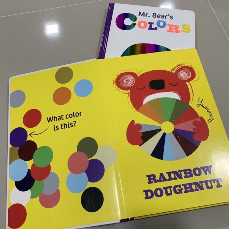 บอร์ดบุ๊คเล่มใหญ่ [หนังสือนำเข้า] Mr.Bear’s  Color เรียนรู้เรื่องสี คำศัพท์เกี่ยวกับสี สำหรับเด็กเล็ก (ภาษาอังกฤษ) - รูปที่ 2