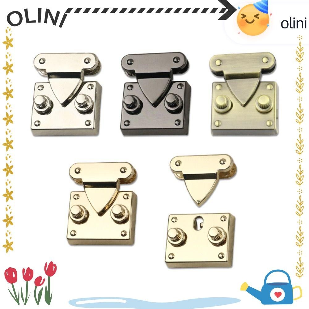 Oliini Clasp Lock, โลหะ 4 สี Turn Lock, กระเป๋าทนทานฮาร์ดแวร์กระเป๋าเดินทาง DIY กระเป๋าถือ
