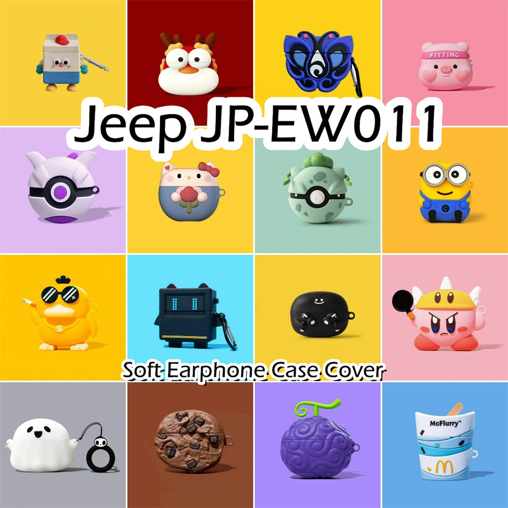 【imamura 】นําไปใช้กับ Jeep JP-EW011 เคส Case เคสหูฟัง การ์ตูนน่ารัก ซิลิโคนนุ่ม เคส เคสหูฟัง NO.2