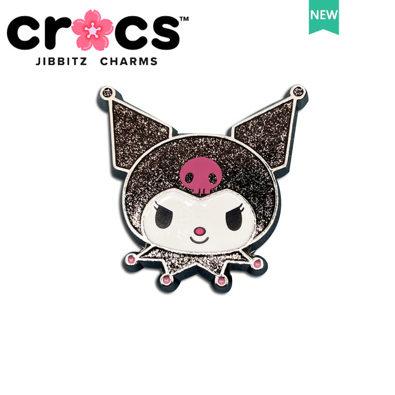JIBBITZ Crocs charms ตัวติดรองเท้า Melody Kuromi โลหะ ตัวติดรองเท้า Crocs