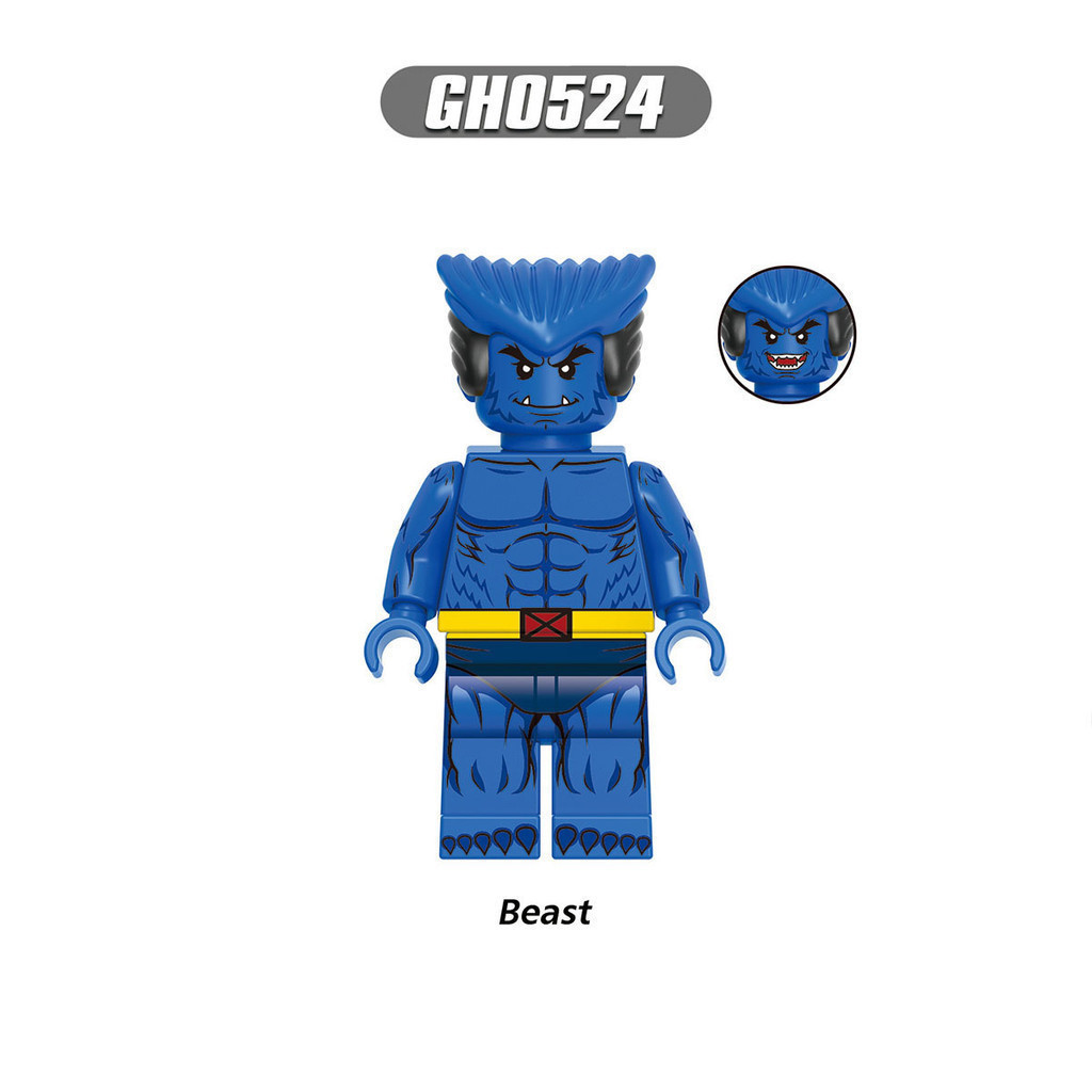 เด็กประกอบอาคารบล็อกซูเปอร์ฮีโร่เหล็ก Wolfminifigures ของเล่นเด็กรุ่น DOLL