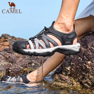Camel Outdoor River สําหรับผู ้ ชายและผู ้ หญิงคนรักฤดูร ้ อนBreathable Water-dryingรองเท ้ าแตะกีฬาชายหาดรองเท ้ าผู ้ ชาย