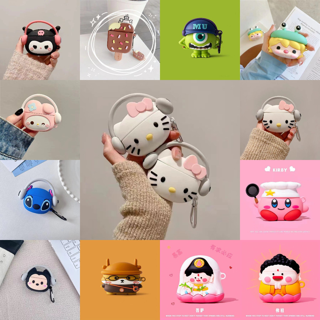 สําหรับ GOOJODOQ J227 เคส Case เคสหูฟังซิลิโคนใหม่รูปแบบพระพุทธรูปเจ้าแม่กวนอิม