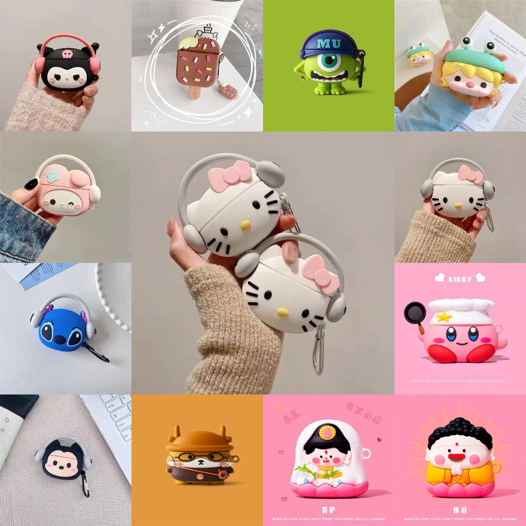 สําหรับ GOOJODOQ J227 เคส Case เคสหูฟังซิลิโคนใหม่รูปแบบพระพุทธรูปเจ้าแม่กวนอิม