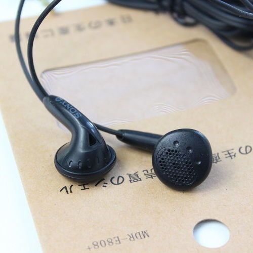 ขายหมดทันที,หูฟังเบสหนักๆ Sony E808+ คลาสสิกของญี่ปุ่น หูฟัง เทปซีดี คอมพิวเตอร์ โทรศัพท์มือถือ สากล ร็อคไข้