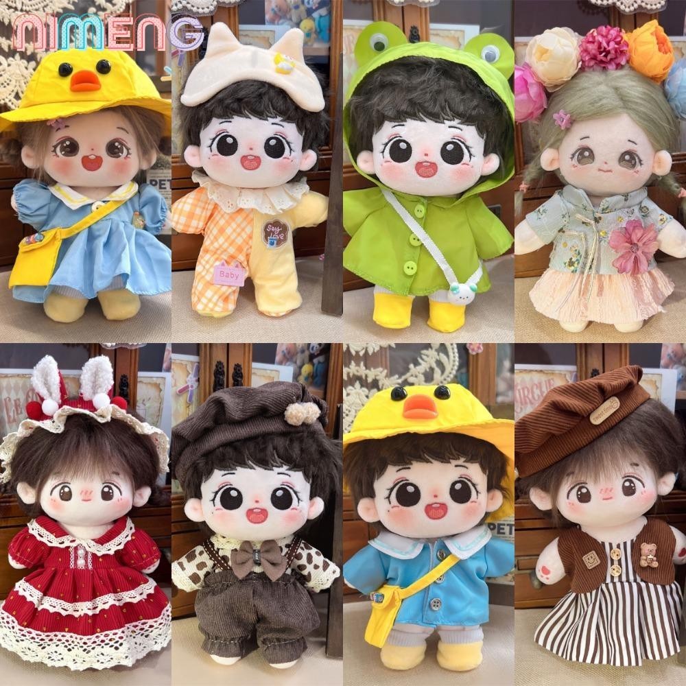 นิเมง ชุดขนาดเล็กสูท,เสื้อผ้าตุ๊กตาน่ารักหลากสี,ชุดเปลี่ยนของขวัญวันเกิดสวยคอสเพลย์เครื่องประดับตุ๊กตา20ซม.ตุ๊กตาผ้าฝ้าย/ตุ๊กตาไอดอล อีโซ