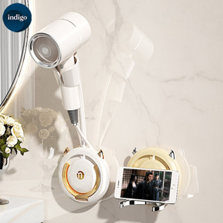 ที่เก็บไดร์เป่าผม ที่เเขวนไดร์ แข็งแรงทนทาน ไม่ต้องเจาะรู กา…