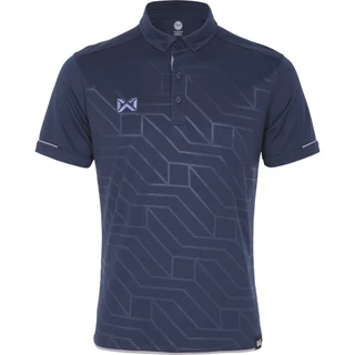 Warrix เสื้อโปโลวาริกซ์ วอริกซ์ Vividus แขนสั้น คอปก ใส่สบายไม่ต้องรีด WA-242PLACL30 ดำ/กรมท่า/ฟ้า