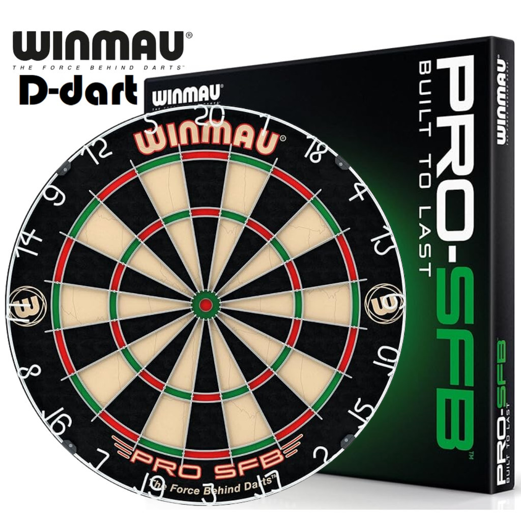WINSMAU STEEL TIP DARTBOARD – (PRO SFB) PROFESSIONAL BRISTLE STEEL DART BOARD WINMAU (PAPAN DART)