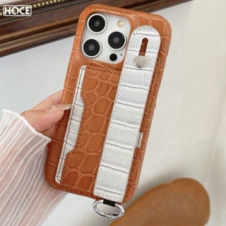 โฮซ หรูหราลายจระเข้หนังกระเป๋าสตางค์ผู้ถือบัตรสายรัดข้อมือกร…