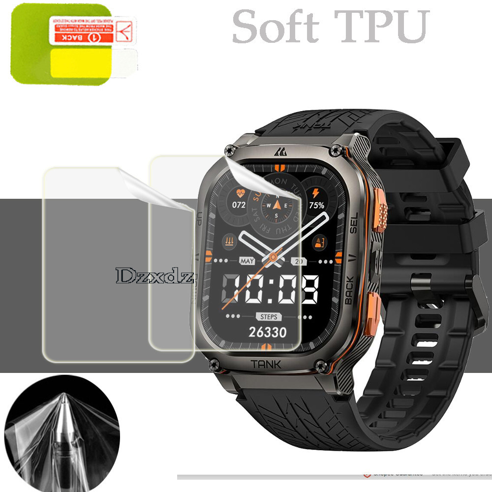 ฟิล์มป้องกันสําหรับ Kospet Tank M3 M2 Ultra Smart Watch Cover TPU ฟิล์มกันรอยหน้าจอไฮดรอลิก
