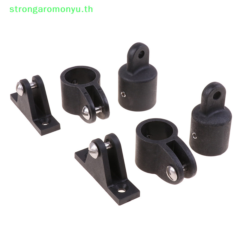 Strongaromonyu 12PCS ไนลอน Marine เรือ Canopy Cover Top Deck บานพับสไลด์ Eye End Fitg TH