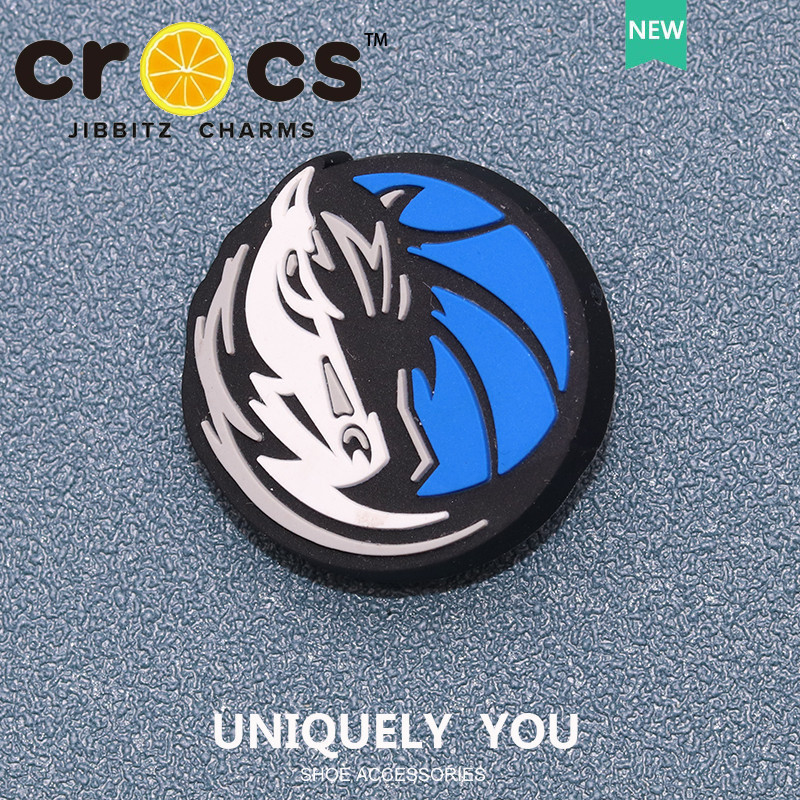 JIBBITZ cross charms ตัวติดรองเท้า โลโก้บาสเกตบอล สไตล์สปอร์ต ตัวติดรองเท้า cross