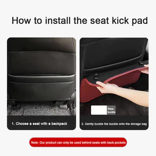 Pu หนังรถที่นั่งปกหลัง Protector Anti Kick Pad สําหรับ MG HS ZS HZ ep MG5 MG3 ev RX5 5 6 อุปกรณ์เสริม