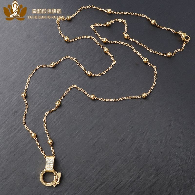 T Thailand Amulet Chain Quick Release Buckle Listing สะดวก Single Hang Thin Chain หญิง DD0620