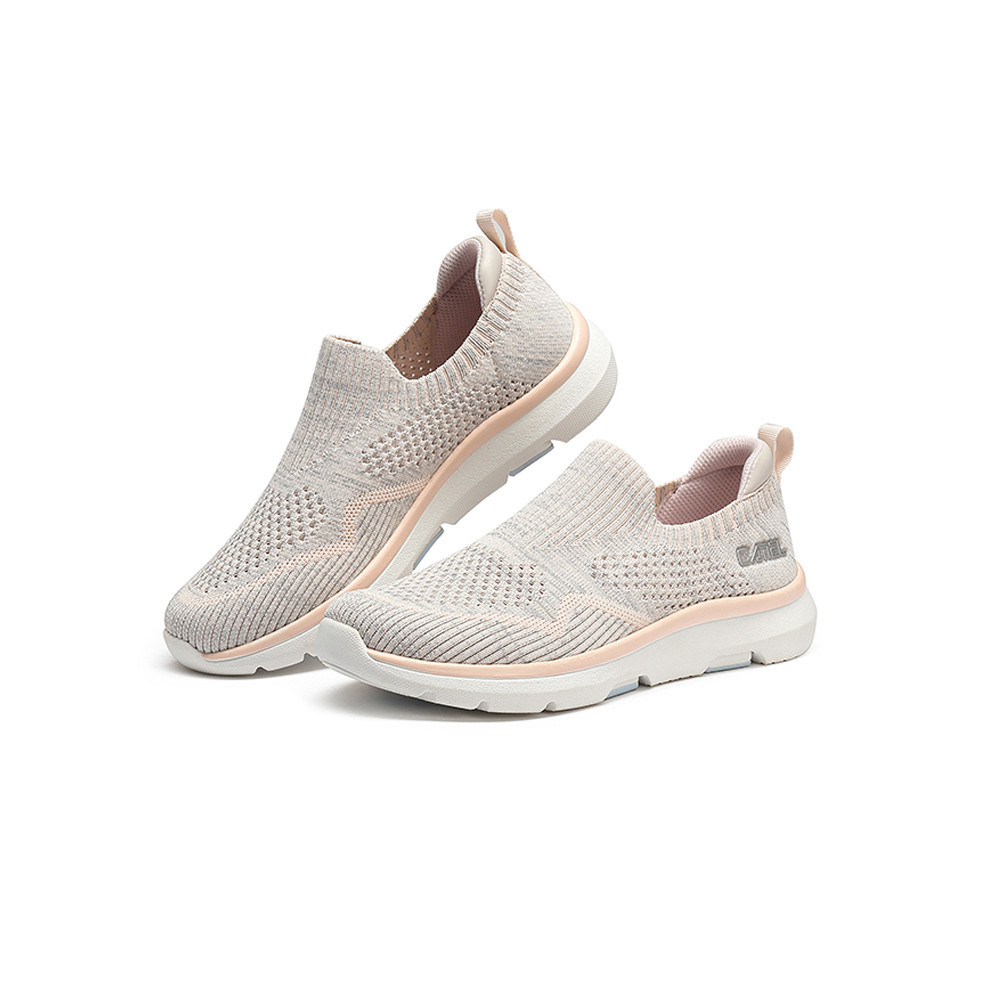 Camel Men Outdoor Leisure Spring Dad Non-Slip Mom Slip-on Sports Mesh Shoes