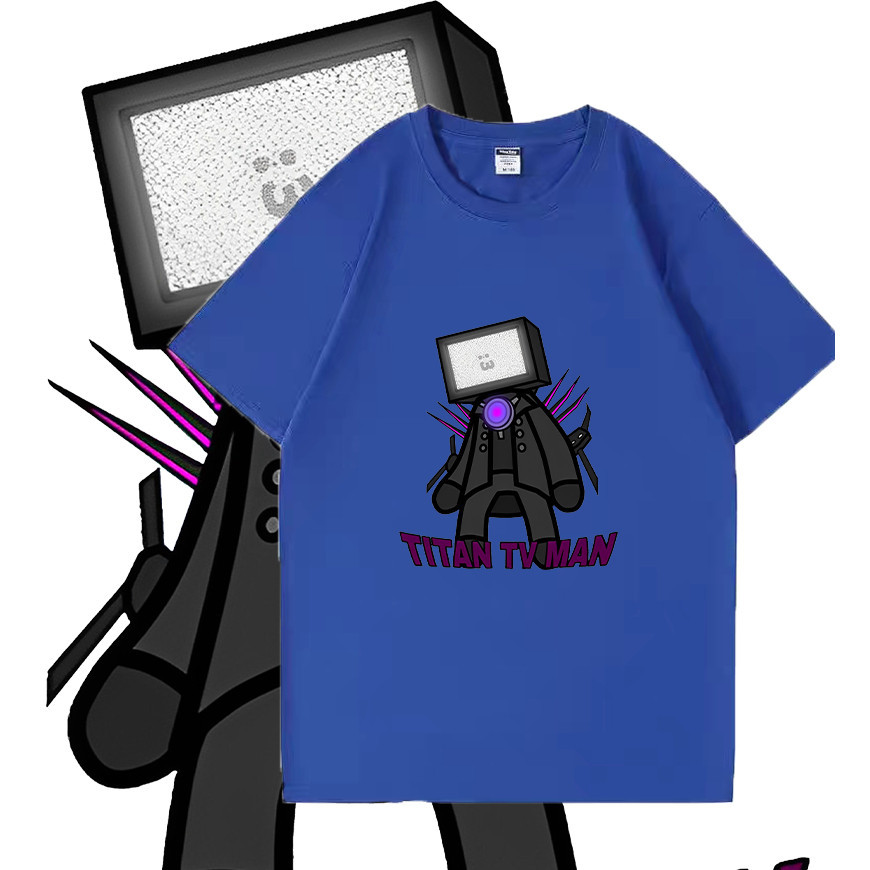 👕👕SKIBIDI TOILET (🔥เสื้อเฮีย🔥) เสื้อSKIBIDI TOILET TITAN TV MAN  cotton 100% จัดส่งออกภายใน 2-3 วัน