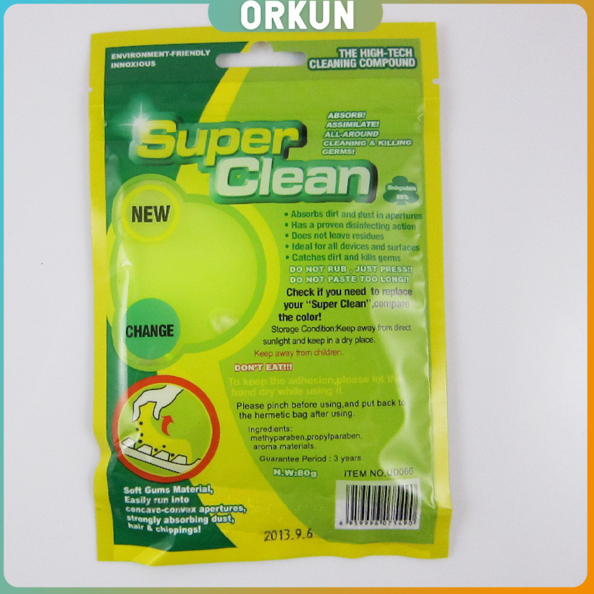 Orkun เจลล้าง เมจิก ดักฝุ่น ทำความสะอาดคีย์บอร์ด  กำจัดฝุ่น Cleansing gel - รูปที่ 6