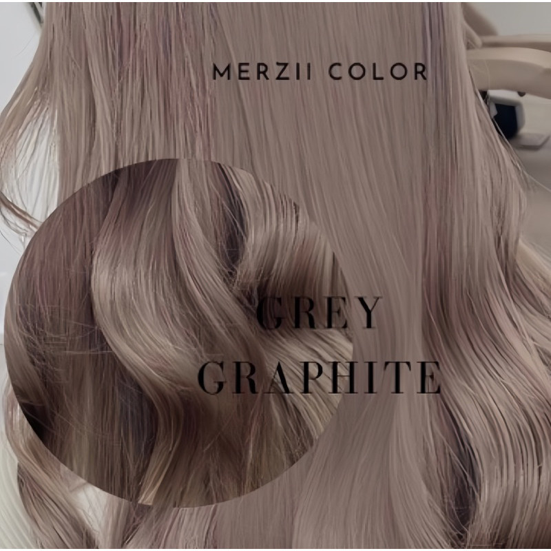 MERZii Color สีน้ำตาลเทาหม่น Graphite 🪵🪵🪵(พื้นผมระดับ 10)