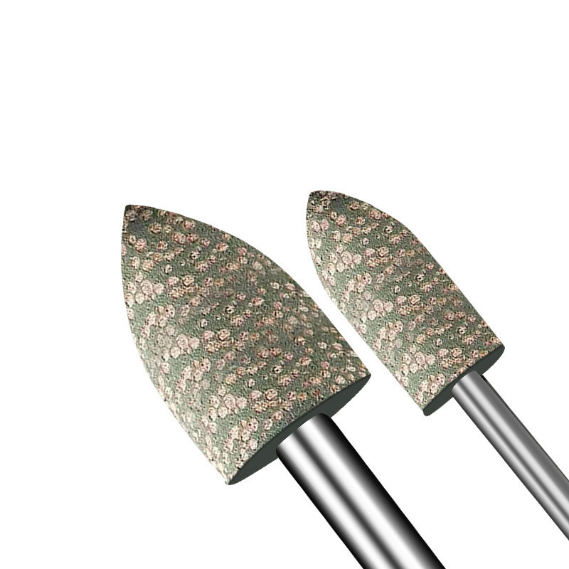 ลูกขัดยางเขียวทรงกระบอก,ทรงบัว ลูกขัดยางทรงกระบอก,ดอกยางขัดเงา,ดอกเจียรเงา แกน 3 มิล - รูปที่ 4