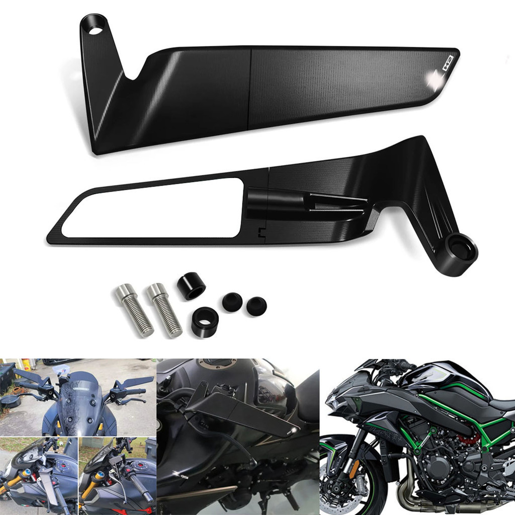 เหมาะสําหรับ Z ZH2 zh2 2024 อุปกรณ์เสริมรถจักรยานยนต์ ZH2 zh2 2024 กระจกมองหลังที่มองไม่เห็น Winglet