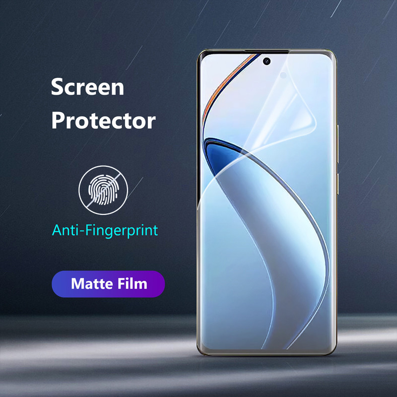 สําหรับrealme12 Realme 12 11 10 Pro Plus C65 C67 12x 11x 5G V50s V50 Narzo 60xคลุมทั้งหมดMatte Hydrogelฟิล์มไม่มีลายนิ้วมือFrostedเกมป้องกันหน้าจอ