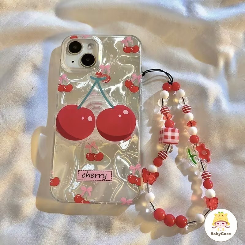 เคส VIVO Y11 Y21 Y22 Y20 Y17S Y17 Y20i Y20S Y12S Y11S Y20G Y50 Y30 Y21S Y02 Y27 Y36 Y27S Y12 Y15 ปกเชอร์รี่โบว์สดสด