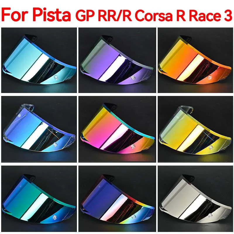 หมวกกันน็อคมอเตอร์ไซค์สำหรับ GPR GPRR CORSA R RACE 3 ป้องกันรังสียูวี กระจกบังลม อุปกรณ์เสริมมอเตอร์ไซค์