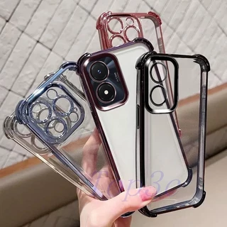 เคส Vivo Y02S เคสโทรศัพท์ใสป้องกันการตกสี่มุม SJDK