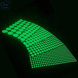 Bluestyle Luminous Dots สติ๊กเกอร์ติดผนังเรืองแสงบ้านเด็กผนัง DIY Self-กาวตกแต่งเรืองแสงใน Dark สติกเกอร์ใหม่