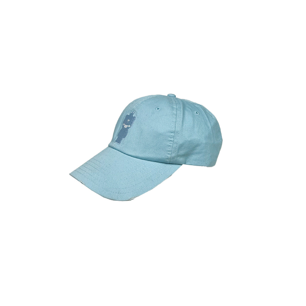 Mishka Graffiti Bear Logo Ball Cap Skyblue