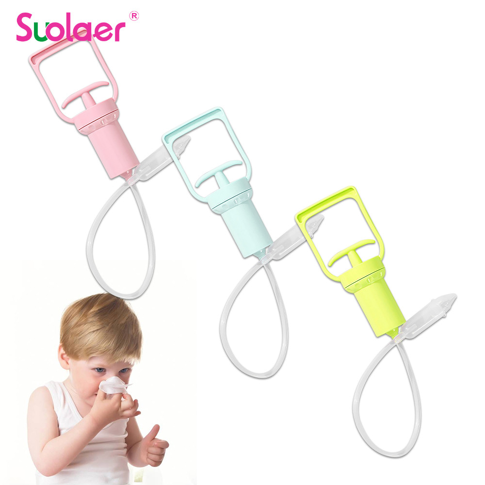Suolaer เครื่องช่วยหายใจเด็ก แบบดูดน้ํามูกจมูกด้วยมือ สําหรับทารก