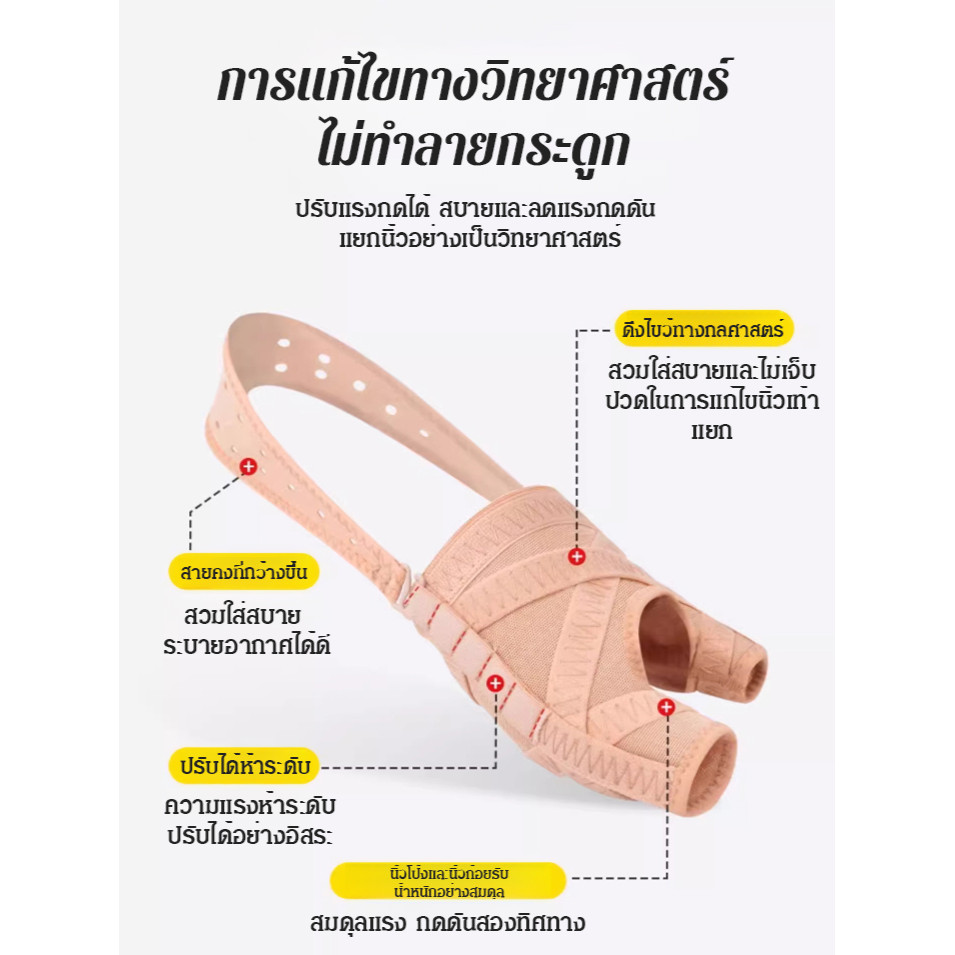 ✨อุปกรณ์พยุงนิ้วเท้าใหญ่แบบตาข่าย Hallux Valgus / อุปกรณ์แก้ข้อเท้าเอียงแบบระบายอากาศ / อุปกรณ์พยุงข้อนิ้วหัวแม่เท้าเอียง / ปลอกแก้ไข Hallux Valgus แบบตาข่าย / อุปกรณ์พยุงข้อเท้าแบบ Comfort Hallux Valgus